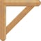 Ekena Millwork Traditional Craftsman Rough Sawn Bracket w/ Offset Brace, Western Red Cedar, 6"W x 28"D x 28"H BKT0604X28X28TRA04RWR - alternate 3